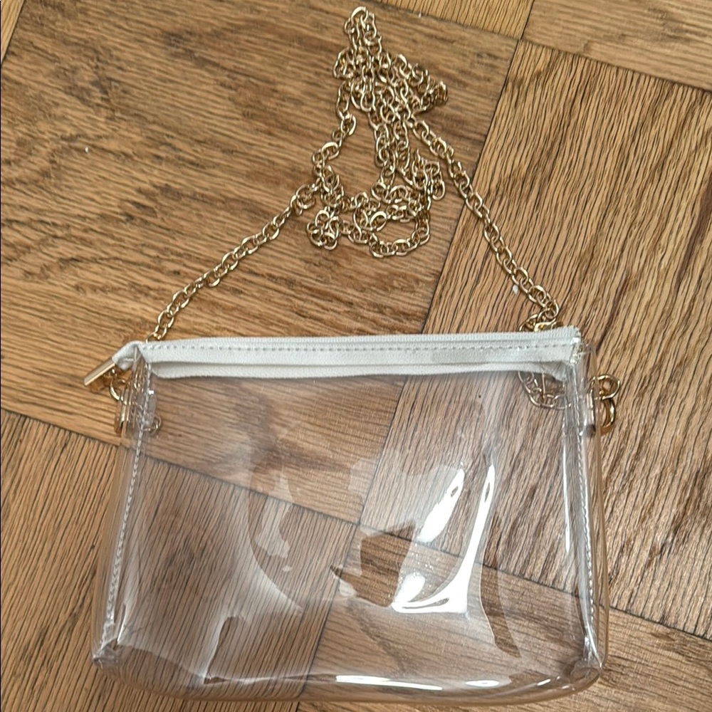 Clear Stadium Bag on Chain